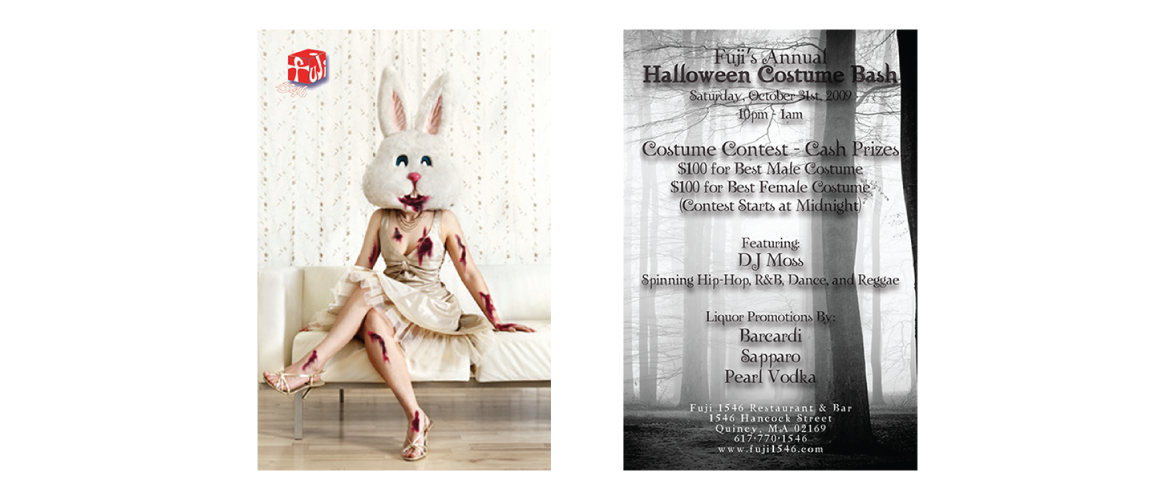 Fuji 1546 Halloween Flyer - Quincy, MA