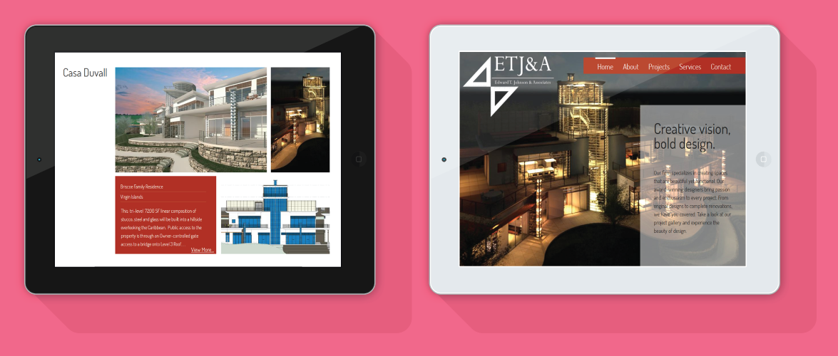 ETJ&A - Edward T. Johnson & Associates Website
